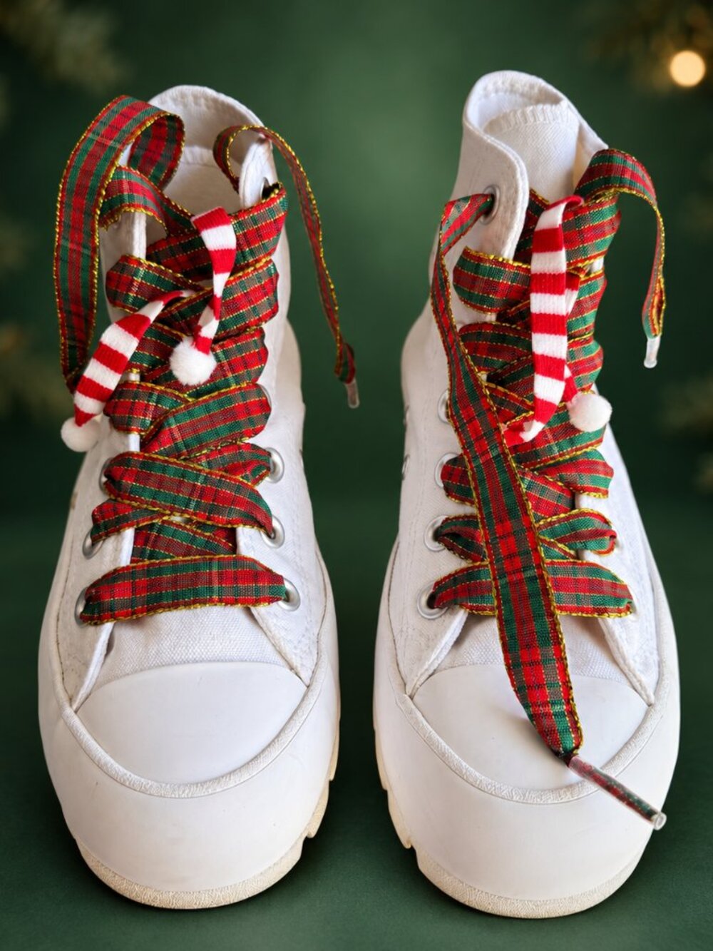Converse Chuck Taylor Lugged Hi White Platform W7 Christmas Set 565902C
